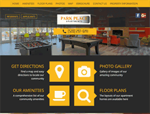 Tablet Screenshot of parkplacearizona.com